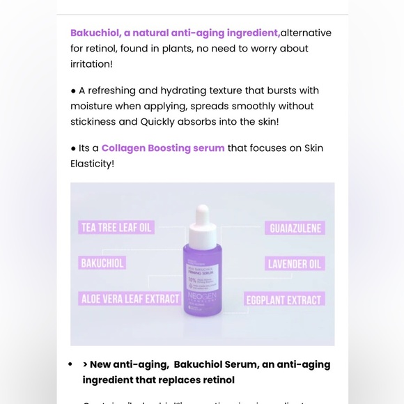 Neogen Real Bakuchiol Firming Serum new - Picture 3 of 7